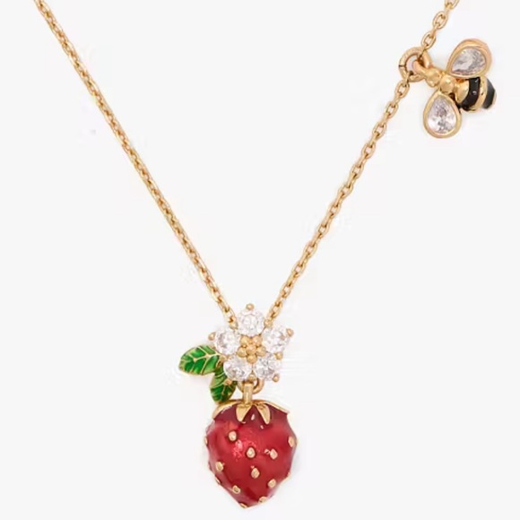 kate spade Jewelry - $79 Kate Spade Strawberry Fields Mini Pendant